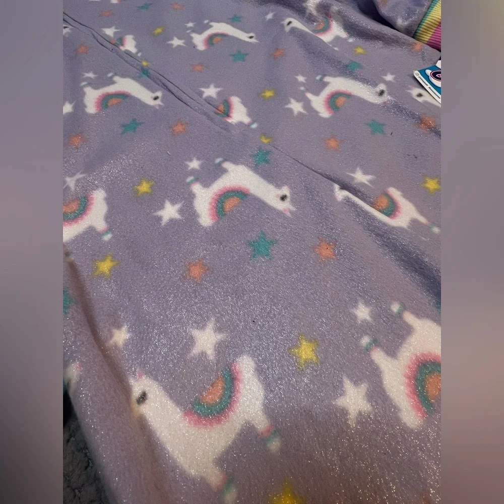 Sleep On It‎ Girls Plush Unicorn Sleeper Size Large Purple New